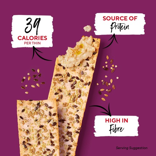 Ryvita Thins Multi-Seed Flatbread Crackers thumbnail 6