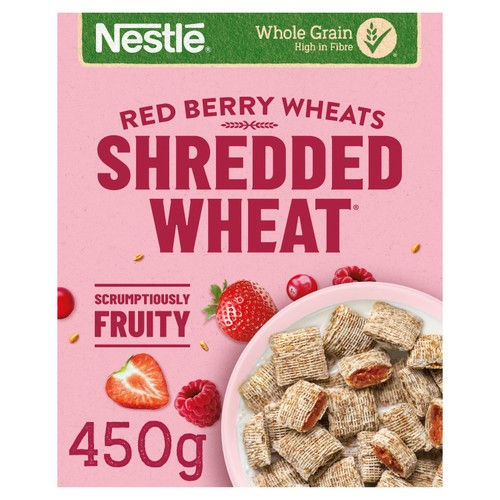 Nestle Shredded Wheat Red Berries & Vanilla Cereal