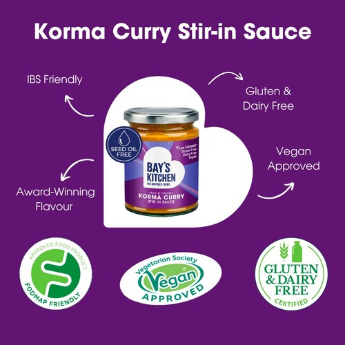 Bay's Kitchen  Korma Low Fodmap Stir-in Sauce thumbnail 4
