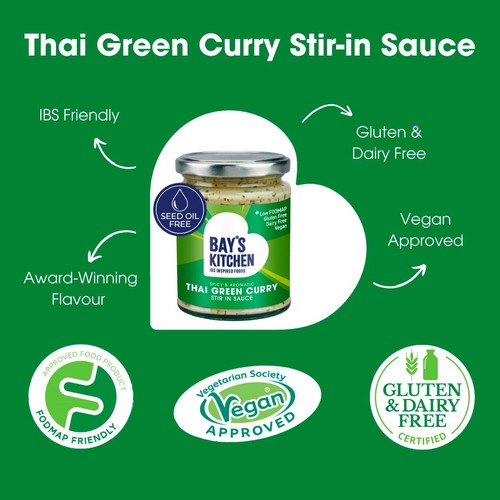 Bay's Kitchen Thai Green Curry Low Fodmap Stir-in Sauce thumbnail 3