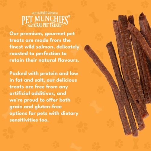 Pet Munchies Wild Salmon Strips thumbnail 3