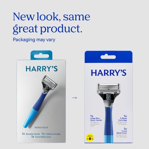 Harry's Truman Razor & Blade Navy Blue thumbnail 2