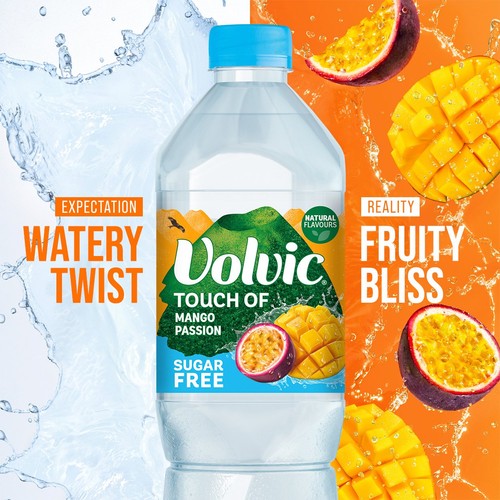 Volvic Touch of Fruit Mango Passion Sugar Free Still Flavoured Water thumbnail 7