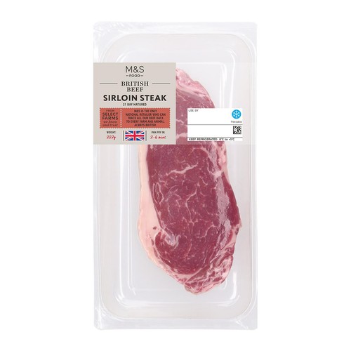 M&S 21 Day Matured Sirloin Steak thumbnail 2