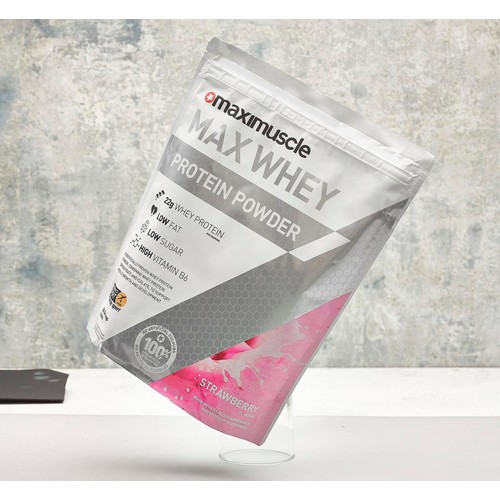 Maximuscle Strawberry Max Whey Protein Powder  thumbnail 3