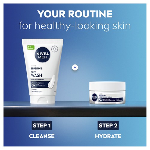 NIVEA MEN Sensitive Intensive Moisturiser Face Cream Gel thumbnail 2