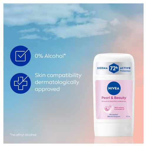 NIVEA Pearl & Beauty Anti-Perspirant Deodorant Stick  thumbnail 5