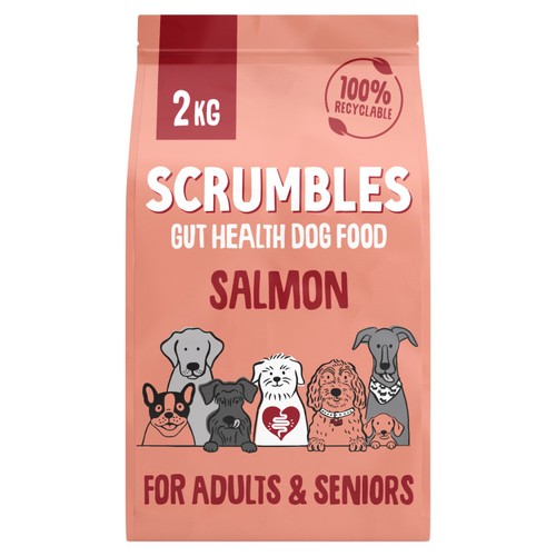 Scrumbles Grain Free Adult and Seniors Salmon Dry Dog Food