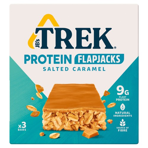 TREK Salted Caramel Protein Flapjacks Multipack thumbnail 5