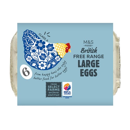 M&S Large Free Range Eggs thumbnail 2