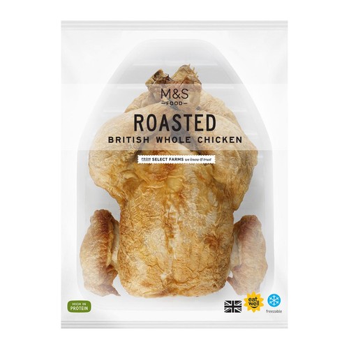 M&S Ready to Eat Whole Roast Chicken