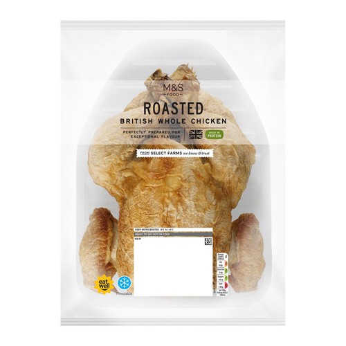 M&S Ready to Eat Whole Roast Chicken thumbnail 2