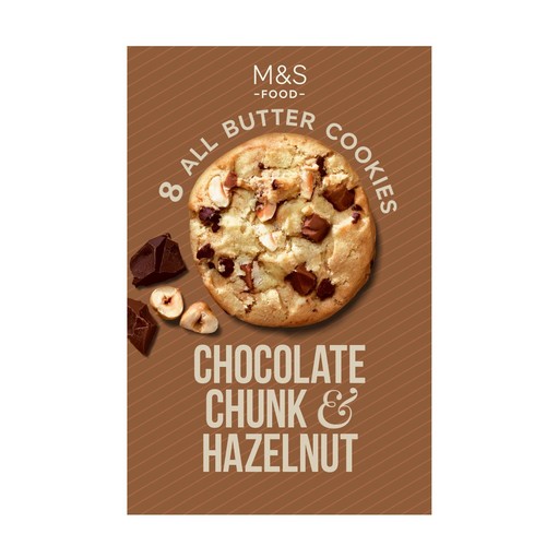 M&S All Butter Chocolate Chunk & Hazelnut Cookies