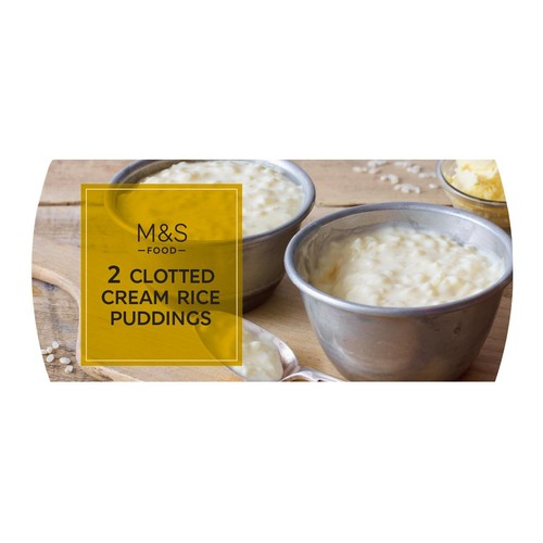 M&S Clotted Cream Rice Pudding Pots