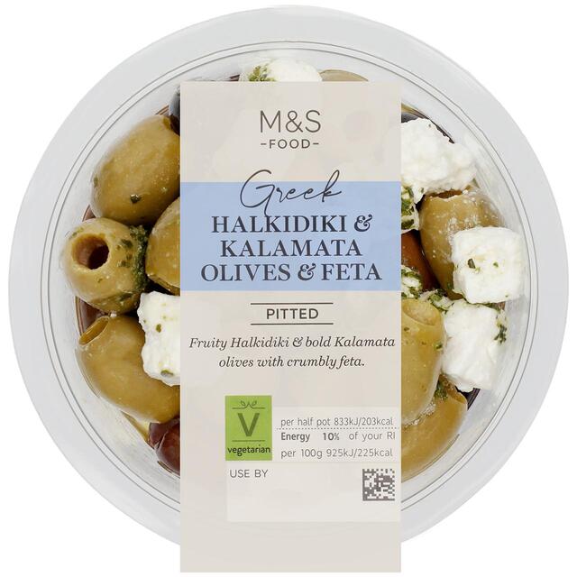 M&S Halkidiki Kalamata Olives & Feta thumbnail 3