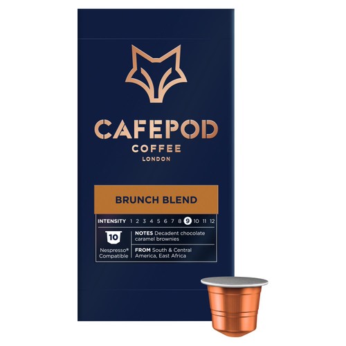 CafePod Brunch Blend Nespresso Compatible Aluminium Coffee Pods thumbnail 3