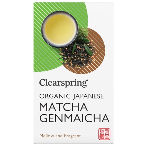 Clearspring Organic Japanese Matcha Genmaicha Green Tea Teabags thumbnail 2