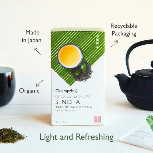 Clearspring Organic Japanese Sencha Green Teabags thumbnail 3