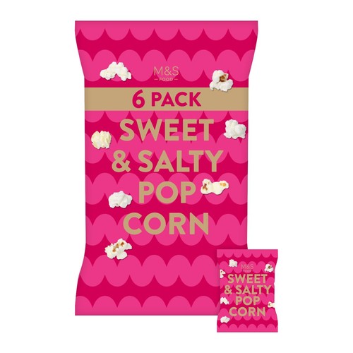 M&S Sweet & Salty Popcorn Multipack
