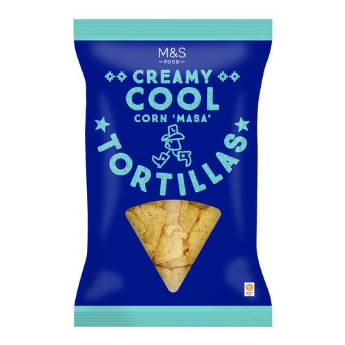 M&S Cream Cool Tortilla Chips