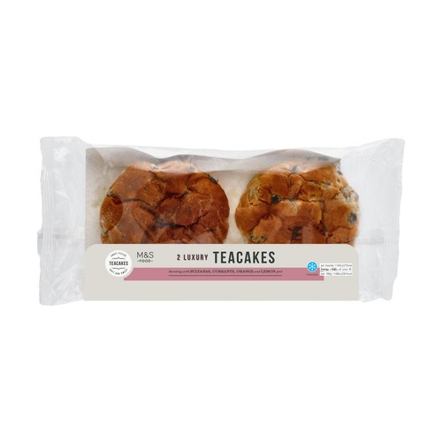 M&S 2 Fruit Filled Luxury Teacakes thumbnail 2
