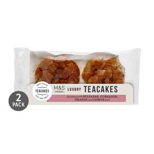 M&S 2 Fruit Filled Luxury Teacakes thumbnail 3