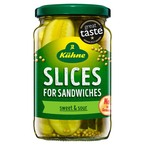 Kuhne Gherkin Sandwich Slices thumbnail 2