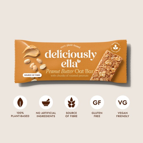 Deliciously Ella Peanut Butter Oat Bar Multipack thumbnail 4
