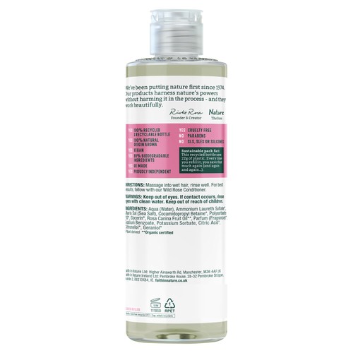 Faith in Nature Wild Rose Shampoo thumbnail 2