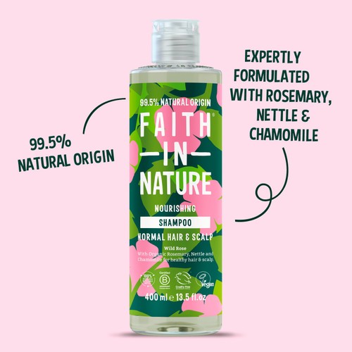 Faith in Nature Wild Rose Shampoo thumbnail 4
