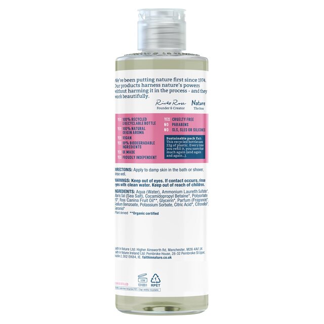 Faith in Nature Wild Rose Body Wash  thumbnail 2
