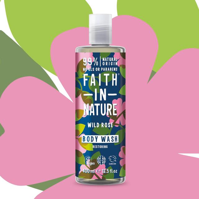 Faith in Nature Wild Rose Body Wash  thumbnail 3
