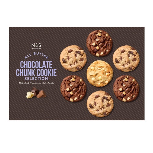 M&S All Butter Chocolate Chunk Cookie Selection thumbnail 2