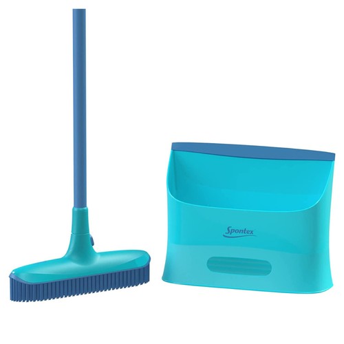 Spontex Catch & Clean Broom Set Dustpan & Brush thumbnail 2