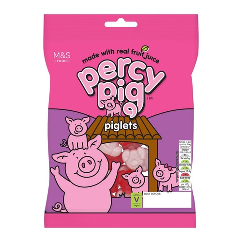 M&S Percy Pig Piglet Fruit Gums thumbnail 2