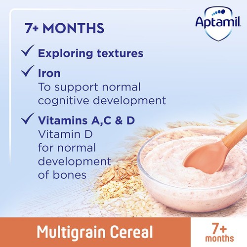 Aptamil Multigrain Porridge Baby Cereal 7+ Months thumbnail 2