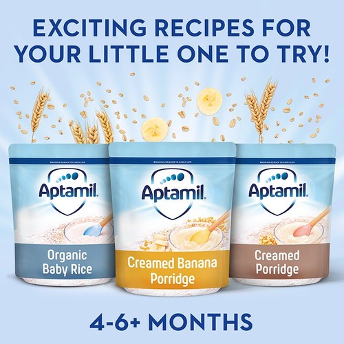 Aptamil Organic Baby Rice Cereal 4+ Months thumbnail 4