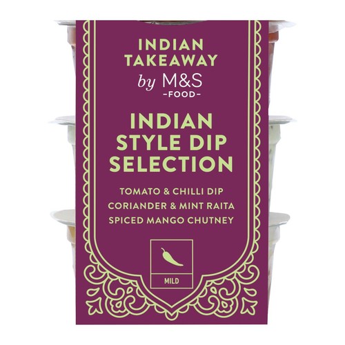 M&S Indian Dip Selection