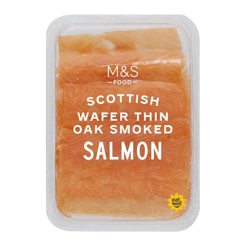 M&S Caledonian Gold Wafer Thin Oak Smoked Salmon