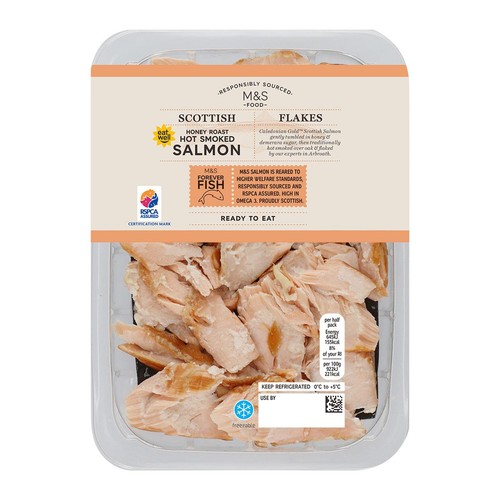 M&S Scottish Honey Roast Hot Smoked Salmon Flakes thumbnail 2