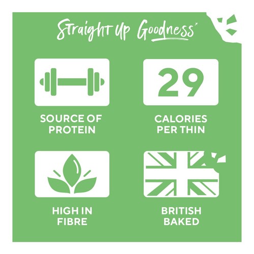 Ryvita Thins Rosemary & Sea Salt Flatbread Crackers thumbnail 8