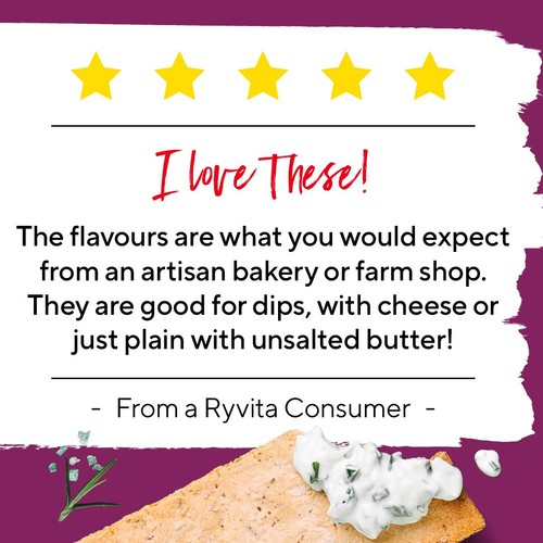 Ryvita Thins Rosemary & Sea Salt Flatbread Crackers thumbnail 9
