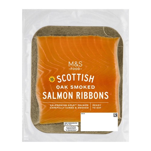 M&S Scottish Oak Smoked Salmon Ribbons thumbnail 2