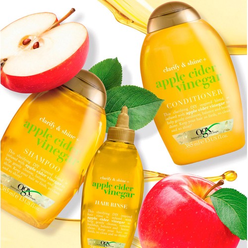 OGX Clarify & Shine+ Apple Cider Vinegar pH Balanced Shampoo thumbnail 7