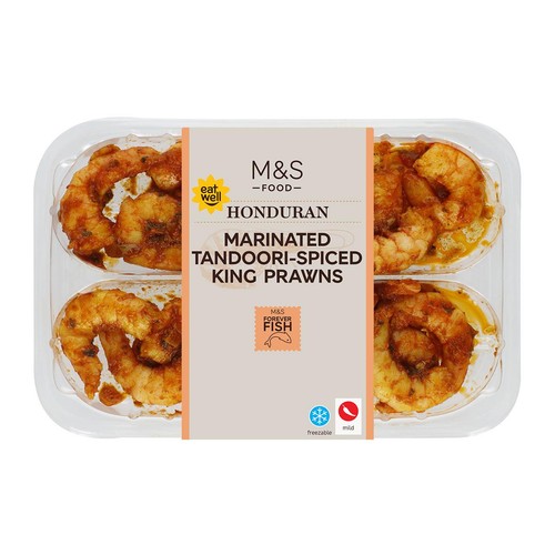 M&S Marinated Tandoori Style King Prawns