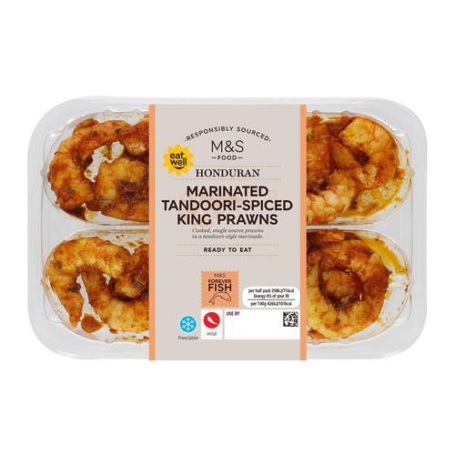 M&S Marinated Tandoori Style King Prawns thumbnail 2
