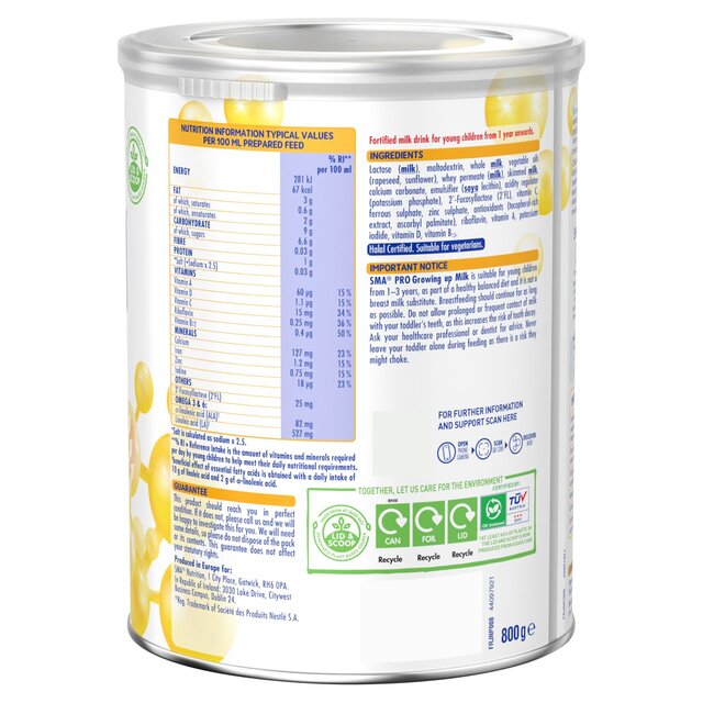SMA Stage 3 Toddler Baby Milk Powder For 1-3 Years 800g thumbnail 9