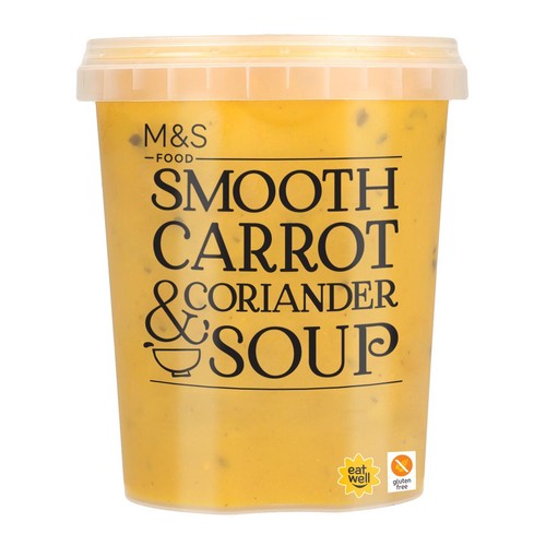 M&S Smooth Carrot & Coriander Soup