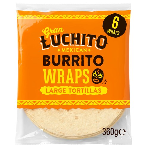 Gran Luchito Burrito Wraps