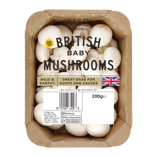 M&S Baby Mushrooms thumbnail 2